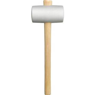 kwb gummihammer, 60 mm, hvid
