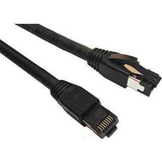 MicroConnect CAT 8.1 S/FTP RJ45 netværkskabel | Sort | 2 meter | PRIS-MATCH