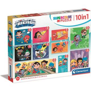 Clementoni Super Color DC Super Friends Puslespil 10-i-1