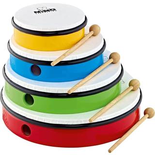 Nino percussion 4-delt h?ndtromle s?t med 6 """"-12 """" St?rrelser-ikke lavet i Kina-Includes Mallets og Bag 2-?rig garanti (Ninoset6)