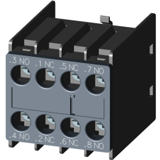 Siemens Hjælpeblok front 2no+2nc skrue