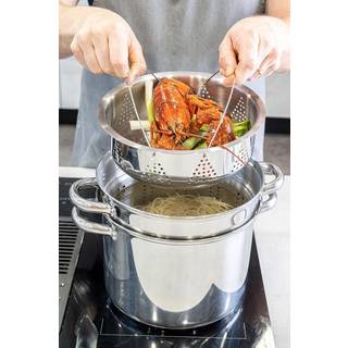 Multi Cooker gryde 7,5 liter, rustfrit stål