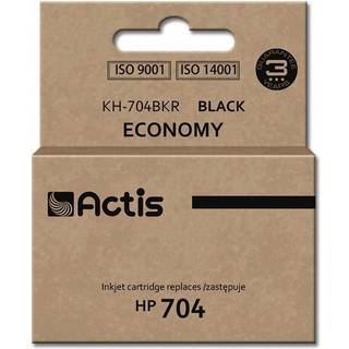 Actis standard KH-704BKR - black - remanufactured - ink cartridge (alternative for: HP 704 HP CN692AE) - Blækpatron Sort