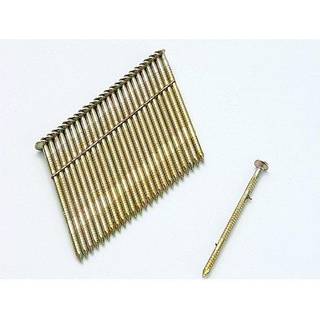 Søm Bostitch; 3,1x90 mm; 28°; 2000 stk.; bølget damp; galvaniseret