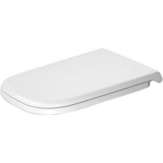 Duravit Toiletsäde D-Code Vital Hvid rustfri stül hängsler, SoftClose WC - Sitze