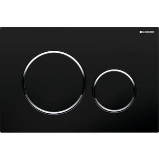 Geberit Betjeningsplade geberit sigma 20 sort krom sort