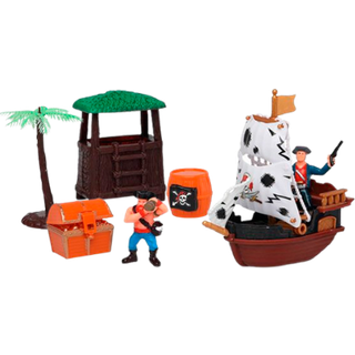 Keyly Toys Pirate Ship Legesæt - 7 dele