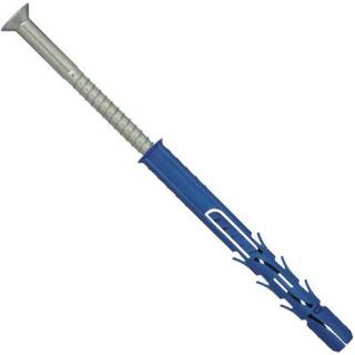 Nylon dyvel med skrue RawlPlug R-FF1-N-10L140; 9,8x140 mm; 7,0x147 mm; T40; 25 stk.