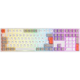 Akkogear 5108B Steam Engine Akko CS Jelly Black - Gaming Tastatur - Nordisk - Hvid