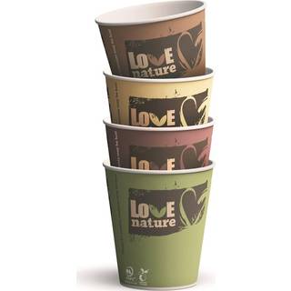 Kaffebæger Pap Love Nature 40 Cl 50 Stk.