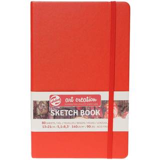 Hardcover Sketchbook - Rød 13 x 21 cm