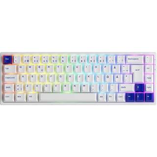Akko 3068B Blue/White ISO Trådløs Tastatur [Akko CS Jelly Black]