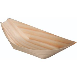 Serveringsbåd Træ 110x65 mm 100 stk Bund 55x40 mm FSC godkendt