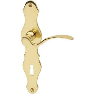 HABO DØRGREB INDVENDIG M/LANGSKILT MESSING