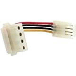 Intern floppy adapter - 3.5" Floppy til 4 pin 5.25"