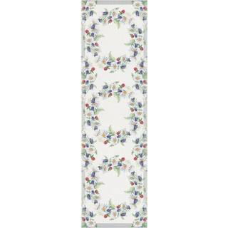 Ekelund Linneväveri Blomsterkrans bordløber 35x120 cm Multi