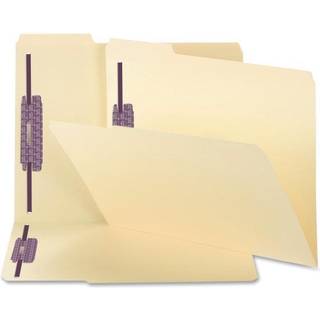 Smead fastg?relsesfilmappe med Safeshield Fasteners 2 Fastg?relsesmidler forst?rket 1/3-sk?ret fanebladbrevst?rrelse Manila 50 pr. Boks (14555)