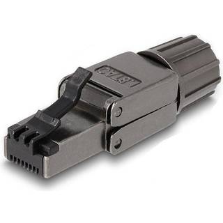 Delock RJ45 stik Cat 8.1 STP - Værktøjsfri