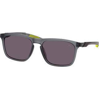 Puma PU0376S 001 57 Solbriller Mænd Grå - Transparent Dark Grey - 57mm