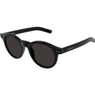 Montblanc MB0225S 001 49 Solbriller Mænd Black - Black - 49mm