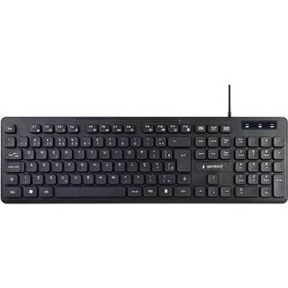 Gembird KB-MCH-04 - keyboard - US - black - Tastatur - Amerikansk engelsk - Sort