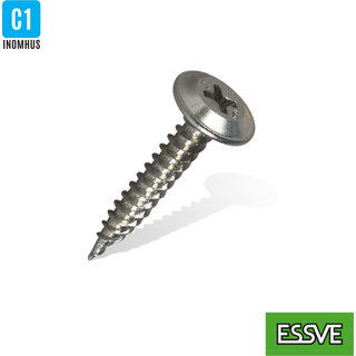 ESSVE 575185 Montageskrue 4,8 mm Ø, FZB, PH2, skarp spids 85 mm, pakke med 200