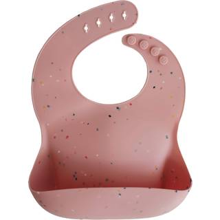 MUSHIE Silikone hagesmæk - Powder Pink Confetti