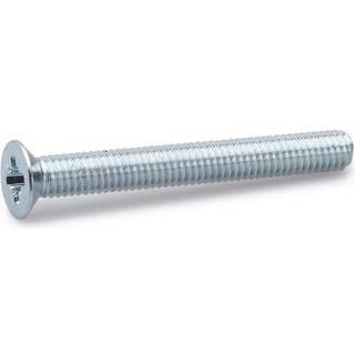 FAST maskinskrue med undersænket hoved, elforzinket, 5,0 x 60 mm - 100 stk.