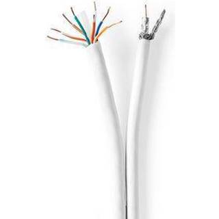 Nedis Coax / CAT6 Combination Cable - bulk aerial/network cable - 50 m