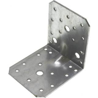 Heco 792707055260 Vinkelbeslag med forstærkning, varmgalvaniseret 2,5 x 70 x 70 x 55 mm