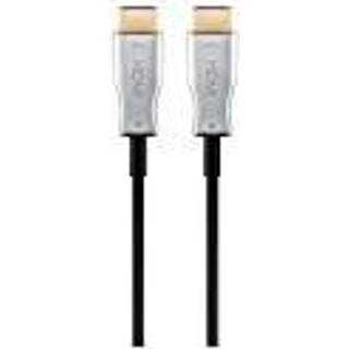 Goobay Optisk hybrid HDMI™-højhastigheds-HDMI™-kabel med Ethernet (AOC) Højhastighedskabel, 4K @ 60 Hz, til lange transmissionsafstande, 80 m