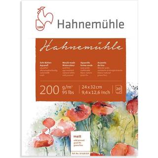 Aquarellblock matt 200g/m² 20 Blatt