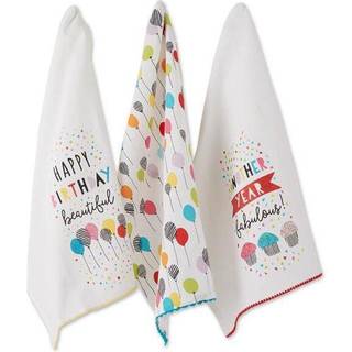 DII Asst Tillykke med fødselsdagen pyntet Vittowle (Sæt på 3)