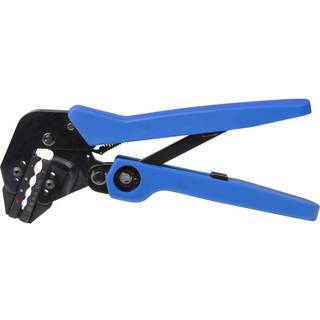 Ancor Marine Grade Products 703015 Angled Single Crimp Ratcheting Crimper - 22 AWG til 8 AWG Blue/Black