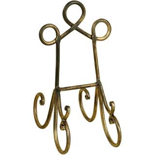 Deco 79 Metal Scroll Easel 5 """" X 8 """" X 9 """" Brown
