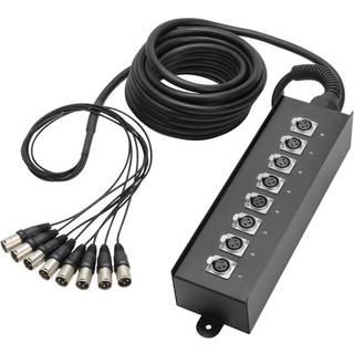 Multikabel med Stage Box 8/0 (10 m)