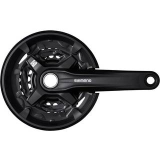 Krankset Shimano FC-MT210-3 3 x 9 gear 44/32/22T 170 mm sort m. kædeskærm
