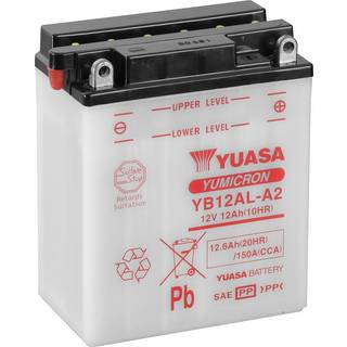 Yuasa YB12AL-A2 12V Batteri til Motorcykel
