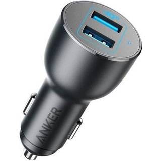 Anker PowerPort Atom III Slim GaN Væglader, 3XUSB-A 1XUSB-C porte 65W maks, 4-porte, PIQ 3.0, til laptops, tablets og smartphones