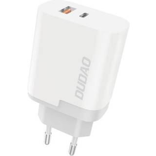 DUDAO A6XSEU Adapter. Dual oplader. 22.5W. 1xUSB-C + 1xUSB-A