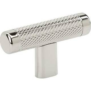 Amerock | Kitchen Cabinet Knob | Poleret nikkel | 2-5/8 in (67 mm) | Bronx | 1 pakke | M?bler hardware | Badev?relsesskuffe Knap | Kommens skuffe