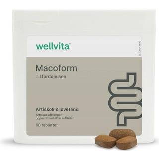 Wellvita Macoform - 60 tabletter - Oppustet mave og ubehag