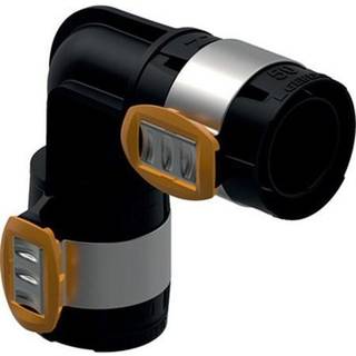GEBERIT Flowfit bøjning 90 gr. 75mm sort