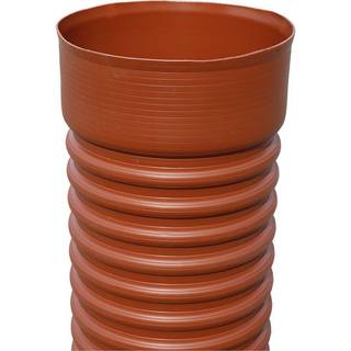 Pipelife opføringsrør PP 315x6230mm, korrugeret med muffe.