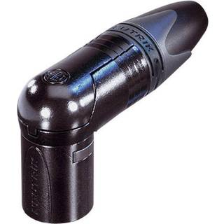 Neutrik NC4MRX-B XLR-stik Stik, vinklet Poltal: 4 Sort