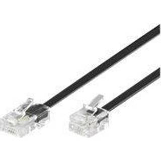 MICROCONNECT RJ11-RJ45 6M M/M Black