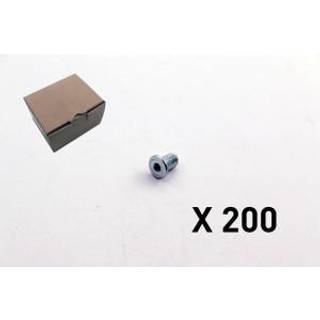 200 Cylinderskrue, Torx, Lavt Hoved Cubic