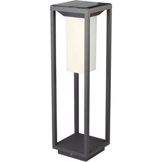 2W LED Solar Bollard - Samsung LED-chip, 3000K, grå hus - Kulør : Varm