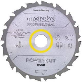 Metabo 4007430177209 - 628010000 Rundsavklinge power cut wood, kvalitet professional, til håndrundsav