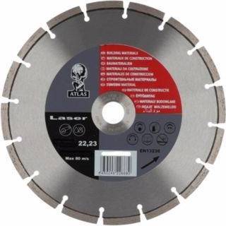 Atlas laser diamantklinge 180x22,23mm, til de fleste opgaver inkl. rilleskæring